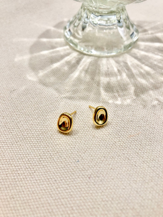 Mini Pebble Stud Earrings