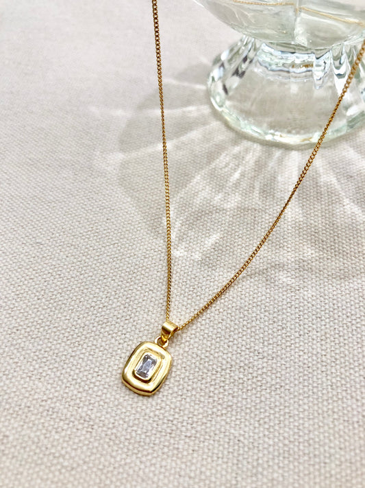 Mini Gold Pendant Necklace