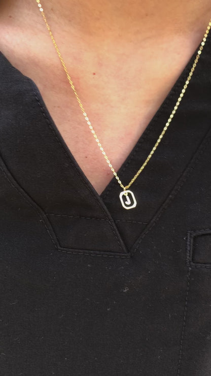 Dainty Initial Necklace